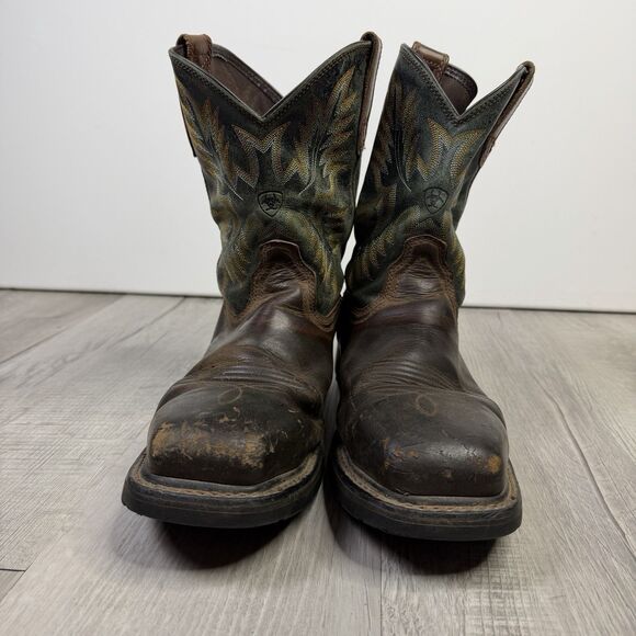 Mens ARIAT Groundbreaker Wide Square Toe Steel Toe Work Boot 10.5 EE A main image 10